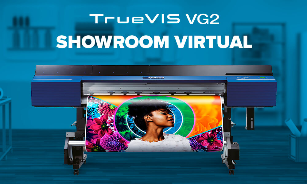 Venga a nuestro nuevo showroom virtual y descubra las impresoras/cortadoras TrueVIS VG2 de una forma completamente nueva gracias a la realidad aumentada.